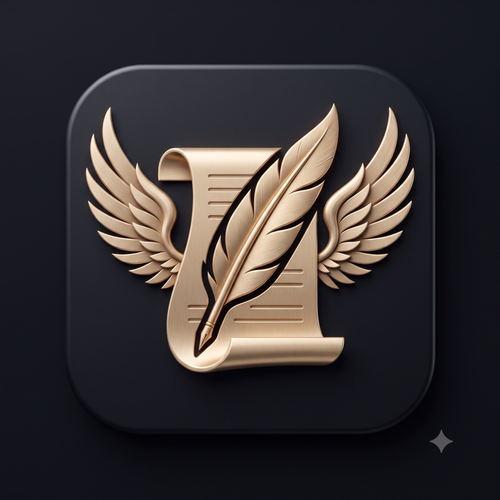 Handcrafted Feather Quill Asset